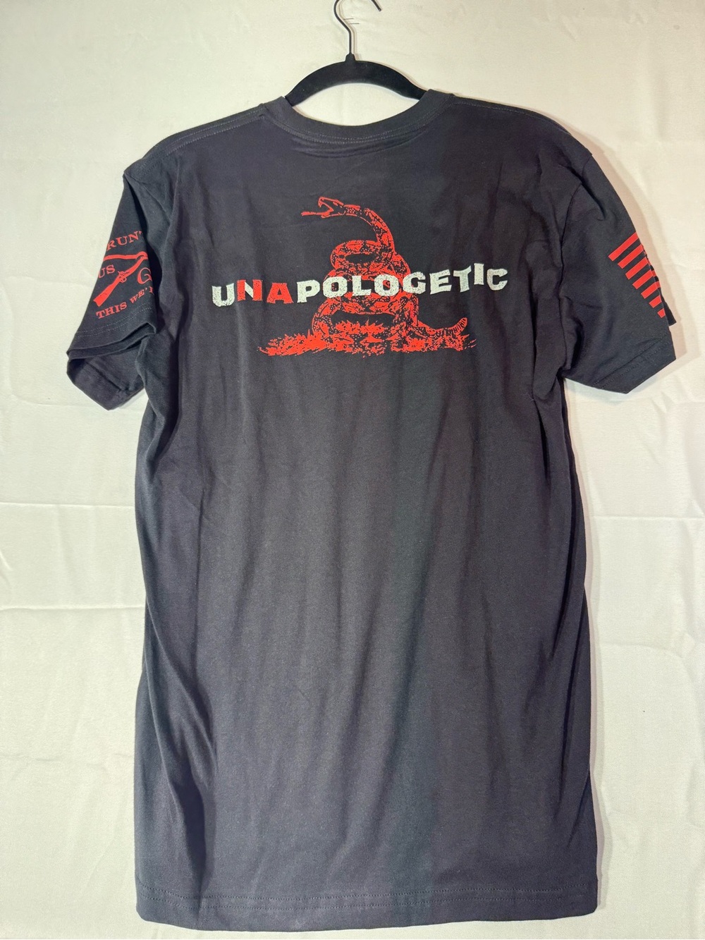 New Grunt Style medium Unapologetic Black Tee It’s in my DNA 2nd amendment